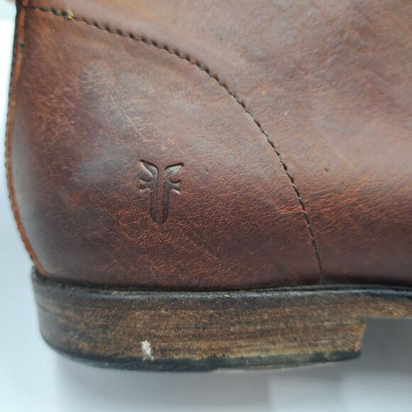 Frye Phillip Chukka Boots Mens Size 12 Brown Leather Lace Up Ankle Boots main image 5